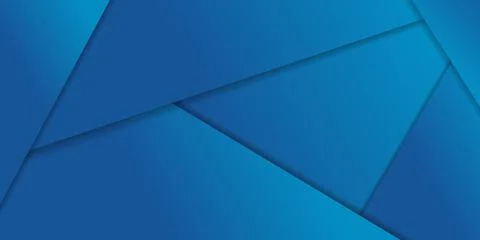 Abstract blue background with paper cut out effect. Vector Stock Illustration