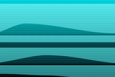 Abstract blue background with paper cut abstract geometric shapes. Dynamic Stock Illustration