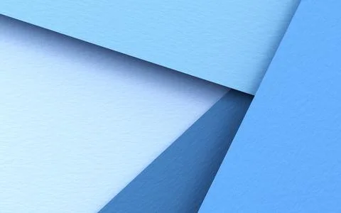 Abstract blue background with paper texture, 3D render Stock Illustration