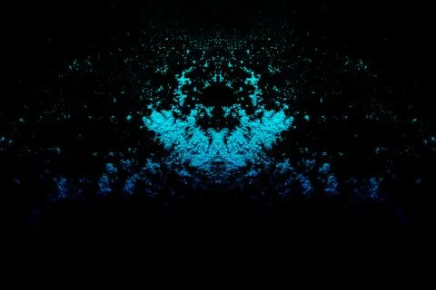 Abstract blue background pattern on black background Fotos de archivo