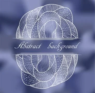 Abstract blue background with pattern. Stock Illustration