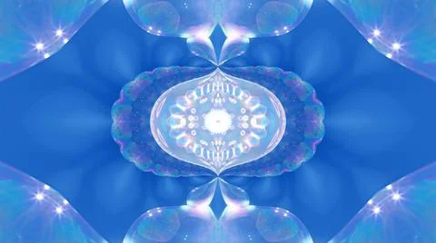 Abstract blue background with a pattern of soap bubbles. Stockillustratie