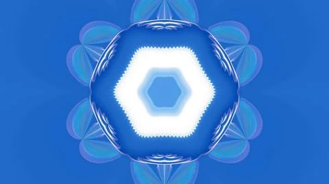 Abstract blue background with a pattern of soap bubbles. イラスト素材
