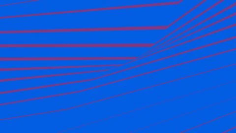 Abstract blue background with pink lines 库存插图