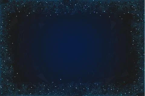 Abstract blue background. Polygonal low poly wireframe illustration looks like Illustrazione stock