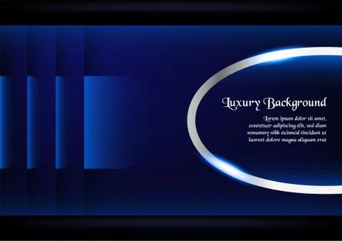 Abstract blue background in premium concept with copy space.Template design f Stock Illustration