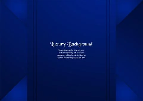 Abstract blue background in premium concept with copy space.Template design f Stock-Illustration