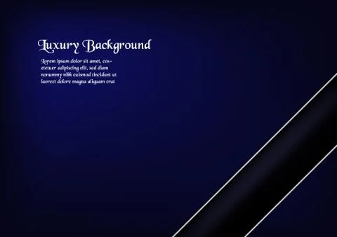 Abstract blue background in premium concept with copy space.Template design f Stock Illustration