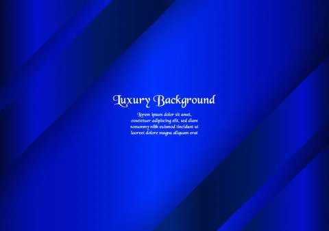 Abstract blue background in premium concept with copy space.Template design f Stock Illustration