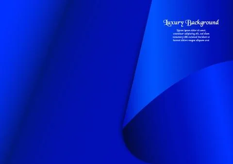Abstract blue background in premium concept with copy space.Template design f Stock Illustration