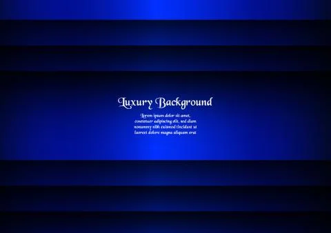 Abstract blue background in premium concept with copy space.Template design f Stock Illustration