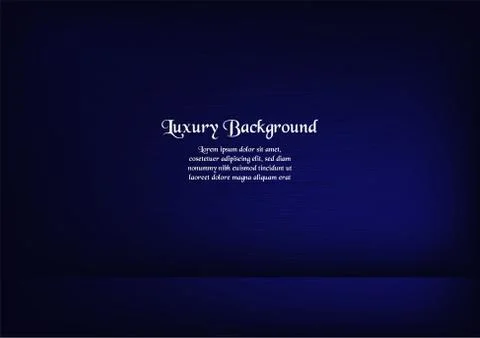 Abstract blue background in premium concept with copy space.Template design f Stock Illustration