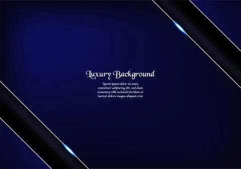Abstract blue background in premium concept with copy space.Template design f Stock Illustration