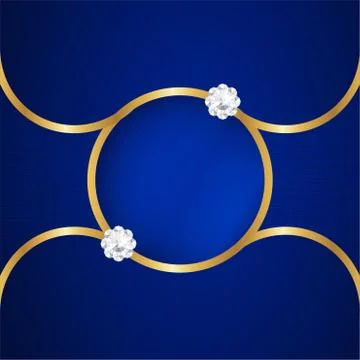 Abstract blue background in premium indian style. Template design for cover,  Stock Illustration