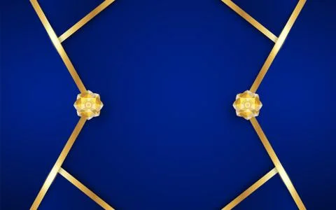 Abstract blue background in premium indian style. Template design for cover,  Stock Illustration