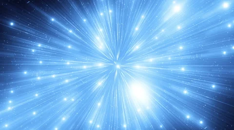 Abstract blue background with rays. Video stock 60123095