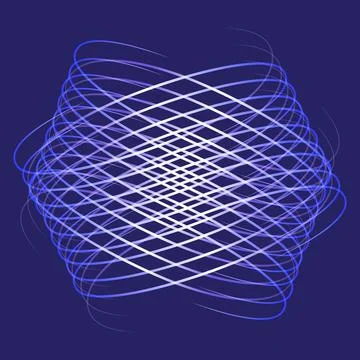 Abstract blue background with rays Stock Illustration