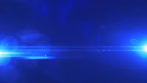 Abstract blue background from rays of light in the dark and optical flares Stock Illustration