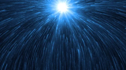 Abstract Blue Background With Rays Sparkles. Video stock 62420789
