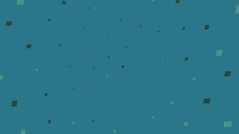 Abstract blue background with scattered small square shapes 스톡 일러스트