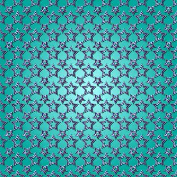 Abstract blue background seamless pattern with stars Stock Illustration