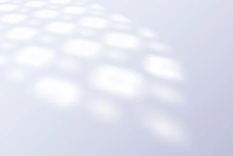 Abstract blue background with shadow pattern from oriental window with arabesque Stock Illustration