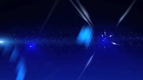 Abstract blue background with shining dots and crystals Stock Footage 41150024