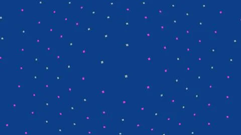 Abstract blue background with small pink and grey squares イラスト素材
