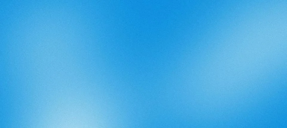 Abstract blue background with smooth gradient color and subtle grainy texture Foto stock