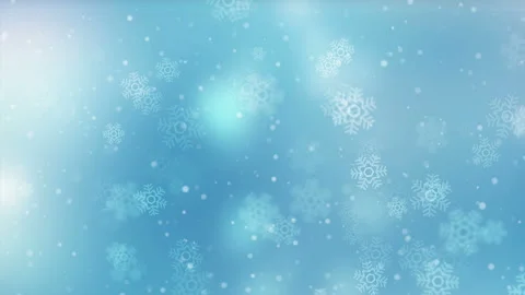 Abstract blue background with snowflakes Stock Footage 162598512