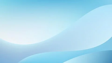 Abstract blue background with soft flowing wave curves and elegant gradient.. Illustrazione stock