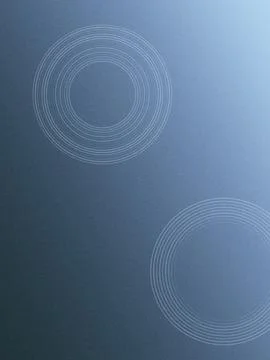Abstract blue background with soft glowing concentric ring lines in two cor.. Stock Illustration