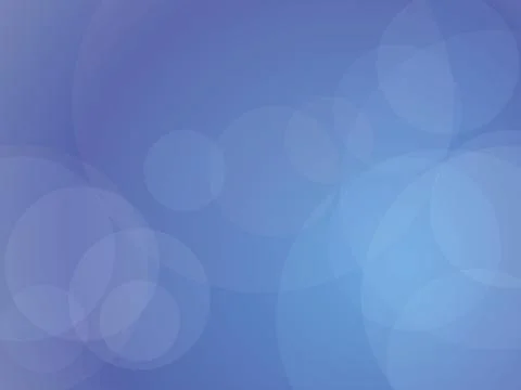 Abstract blue background with soft overlapping circles and smooth gradient .. Stock Illustration