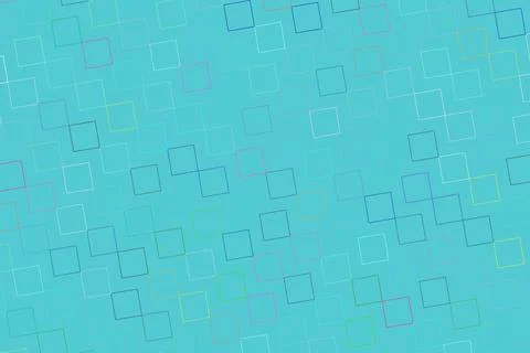 Abstract blue background with square outlines and geometric pattern 스톡 일러스트