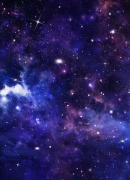 Abstract blue background starry sky Stock Illustration