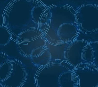 Abstract blue background. Technology background. Stock Illustration