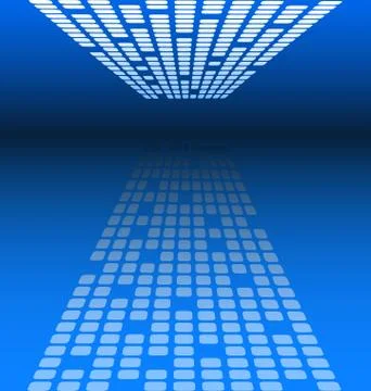 Abstract blue background for technology concept Stock Illustration