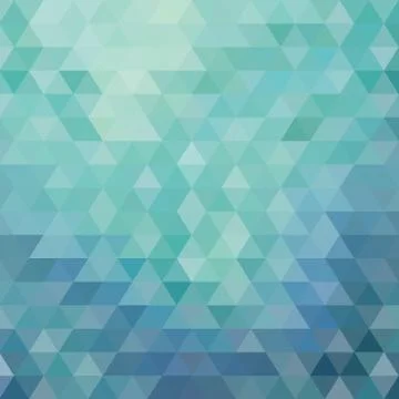 Abstract blue background triangular Stock Illustration