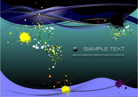 Abstract blue background. Vector Stock Illustration