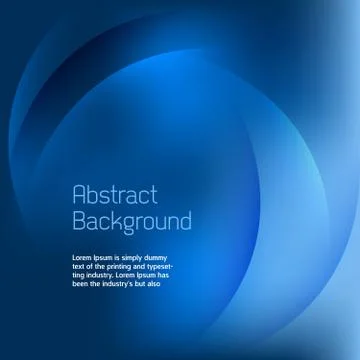 Abstract Blue Background Vector Stock Illustration