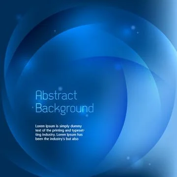 Abstract Blue Background Vector Stock Illustration