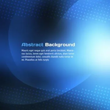 Abstract Blue Background Vector Stock Illustration