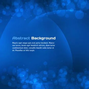 Abstract Blue Background Vector Stock Illustration