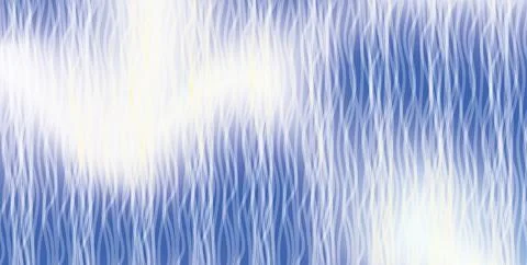 Abstract blue background with vertical wavy lines and soft glowing white light e Stock Illustration