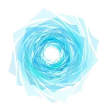 Abstract Blue Background with Waves and Water Stock Illustration