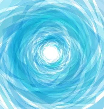 Abstract Blue Background with Waves and Water Stock Illustration