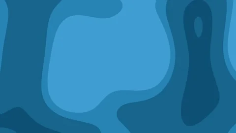 Abstract blue background with wavy shapes. Stock Footage 294187425