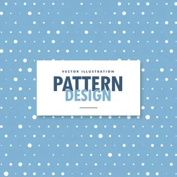 Abstract blue background with white dots Stock Illustration