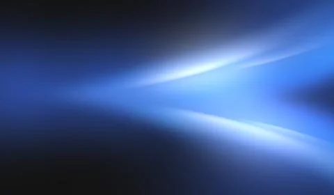 Abstract blue background with white light streaks Stock Illustration