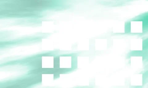 Abstract blue background with white squares, blurred pattern Stock Illustration